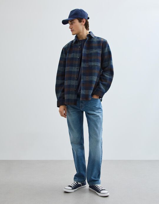 Comprar Online Calças de Ganga 'Slim Fit', Homem, Azul