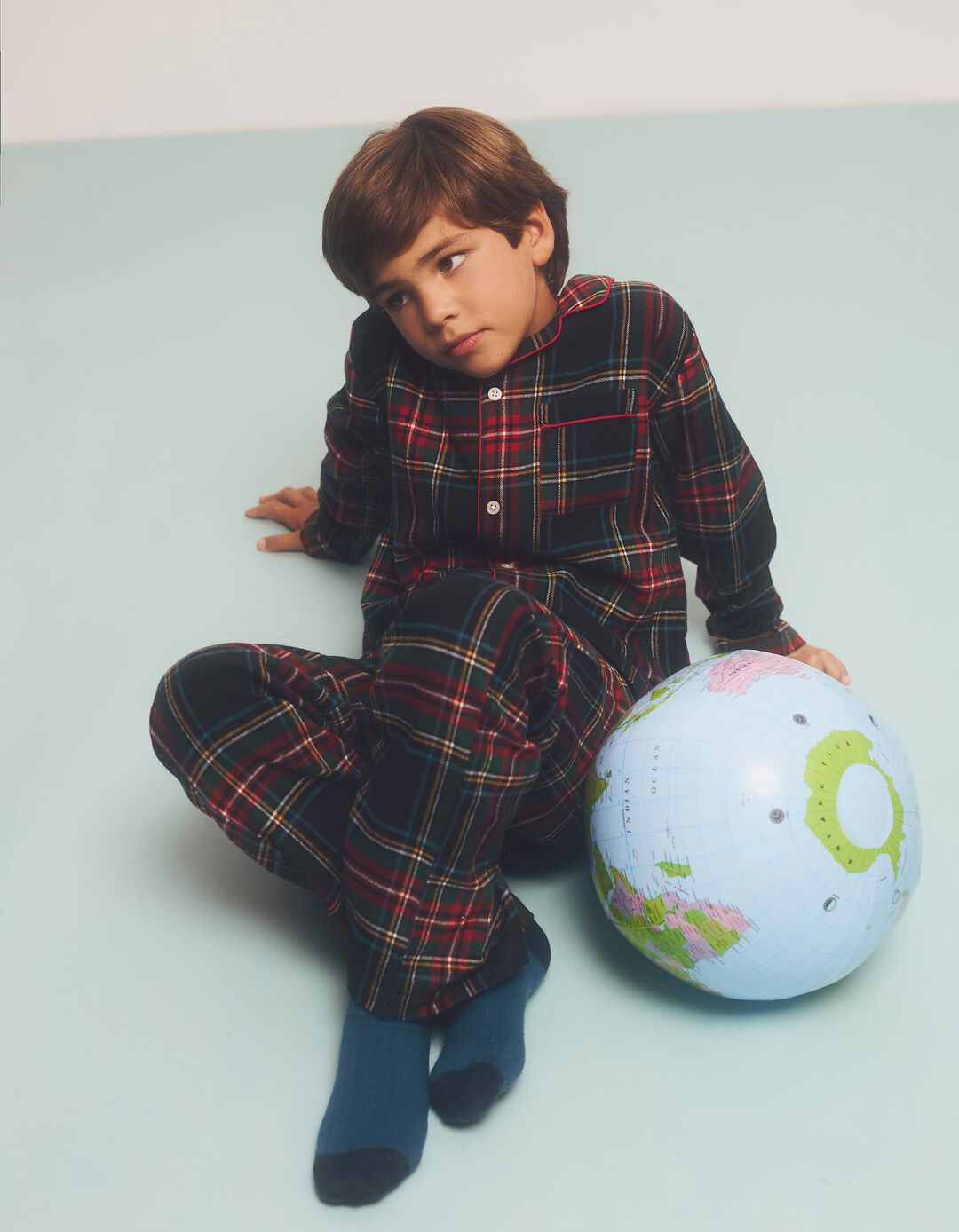 Pijama Flanela Natal, Menino, Multicor 