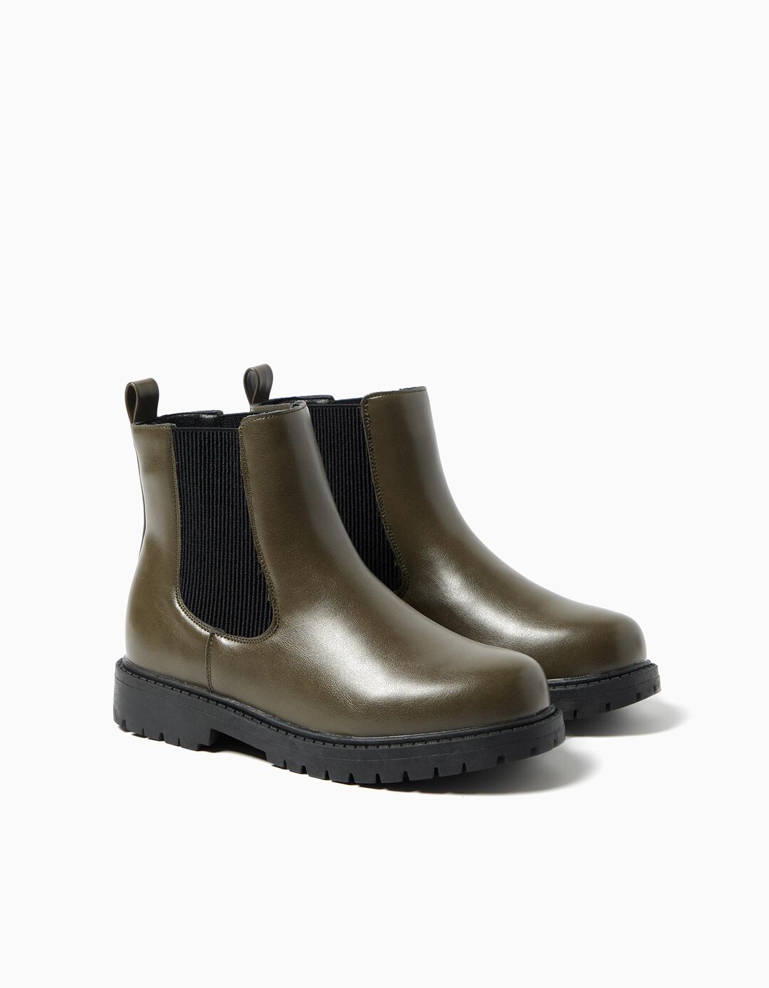 Botas, Menina, Verde
