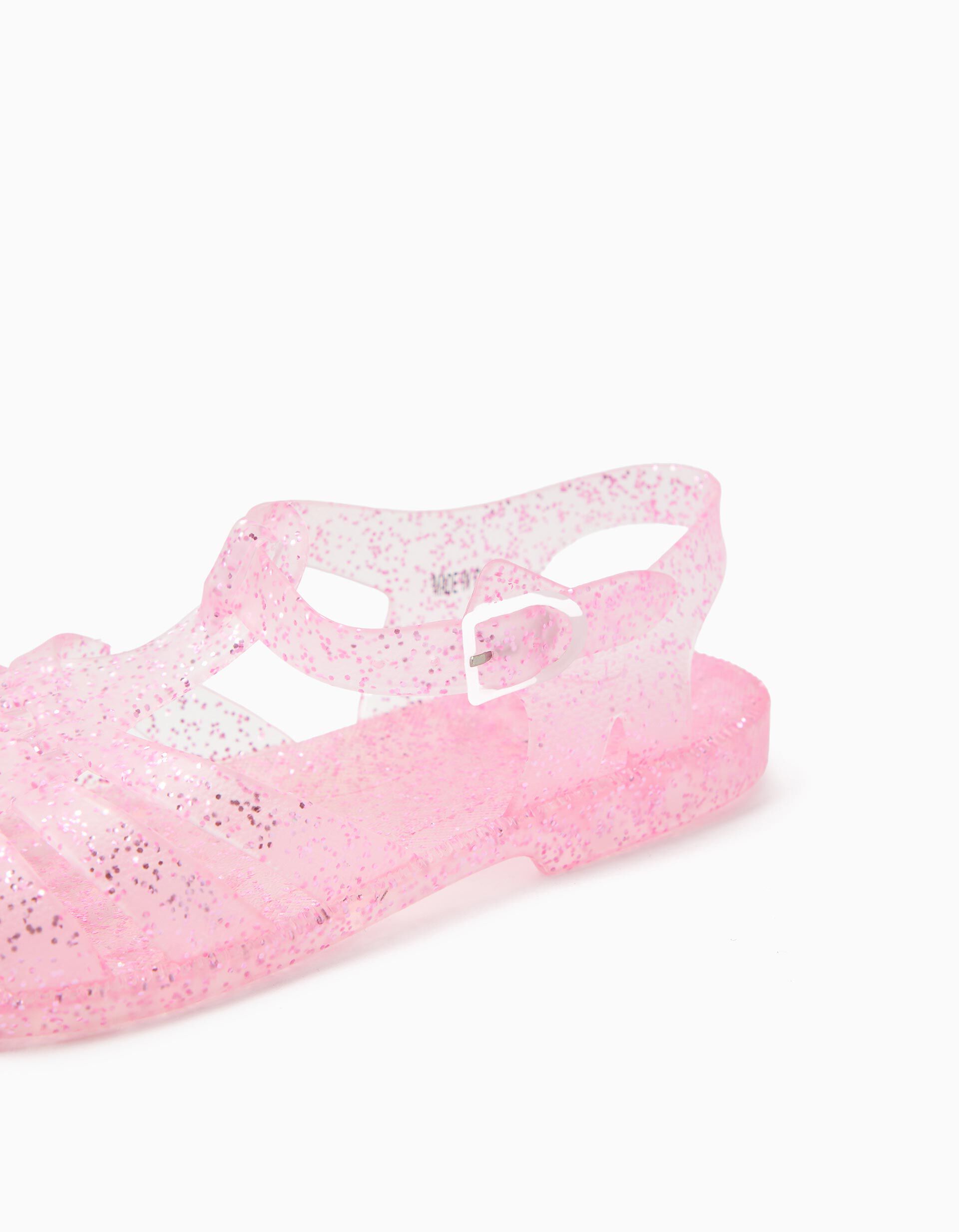 Comprar Online Sand&aacute;lias Brilhantes, Menina, Rosa