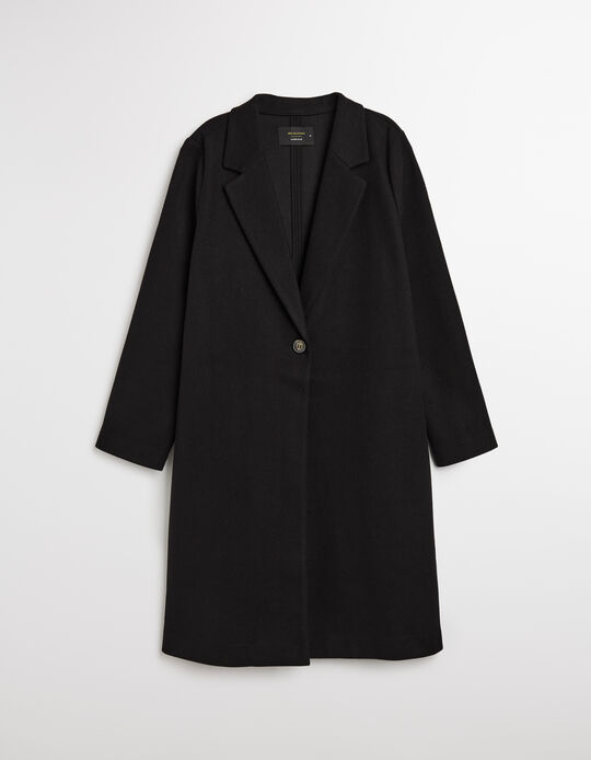 Comprar Online Casaco Comprido, Mulher, Preto