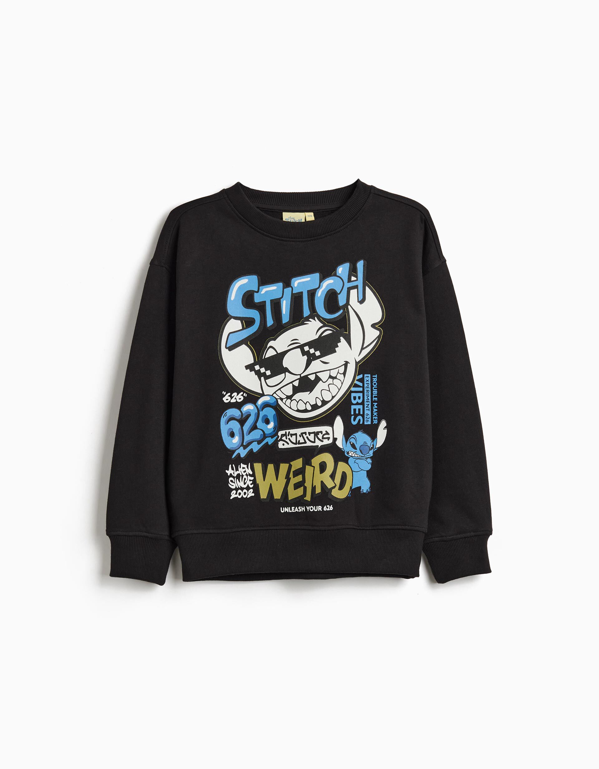 Comprar Online Sweatshirt de Felpa 'Stitch' &copy;Disney, Menino, Preto