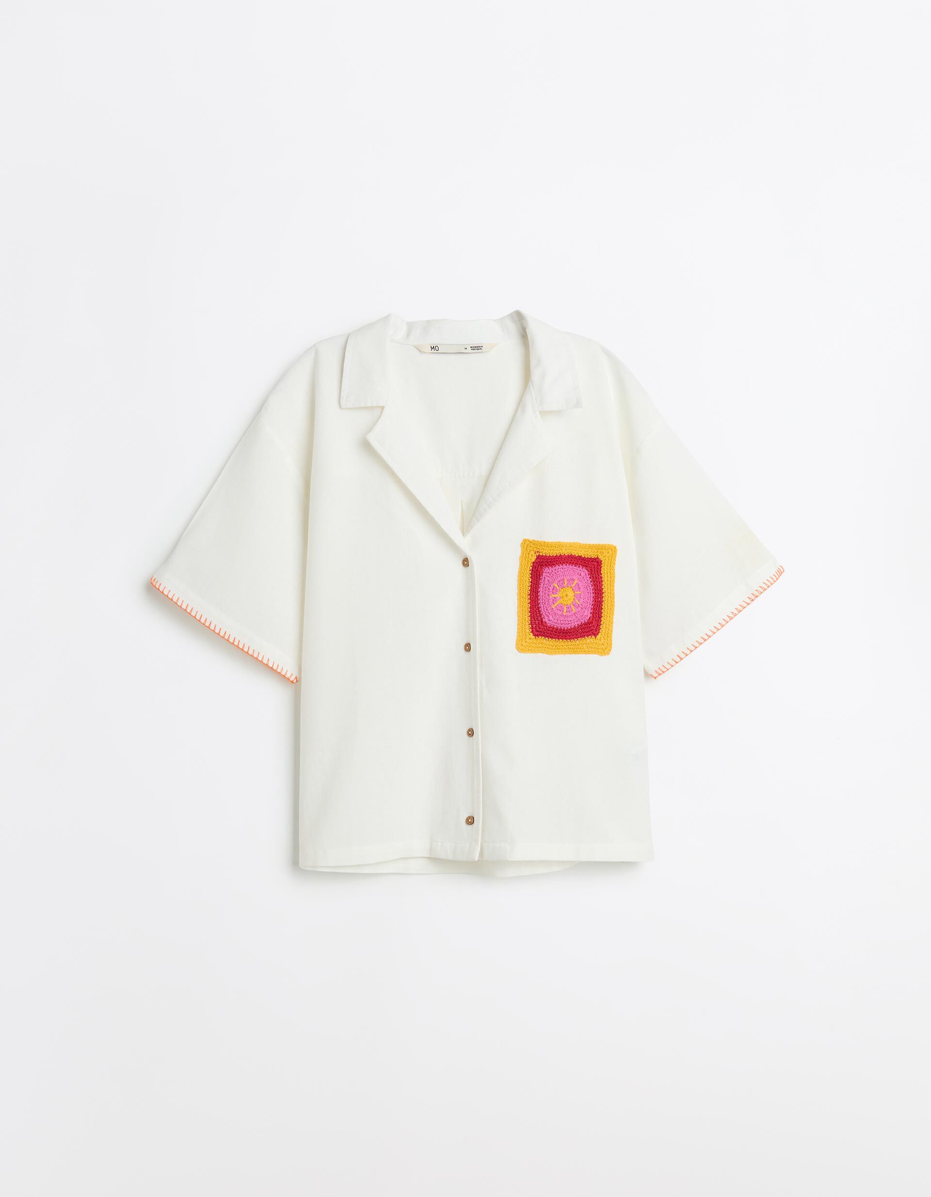Comprar Online Camisa com Linho, Mulher, Branco
