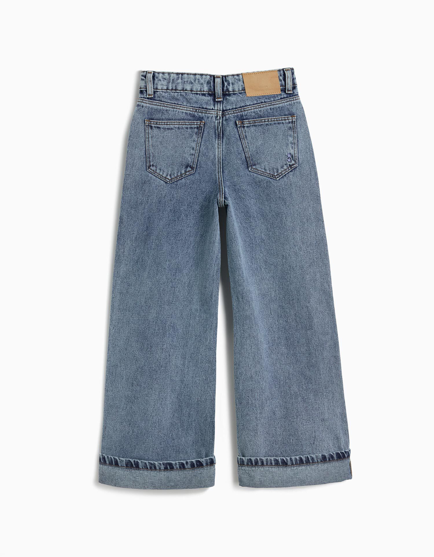 Comprar Online Cal&ccedil;as de Ganga 'Wide Leg', Menina, Azul 