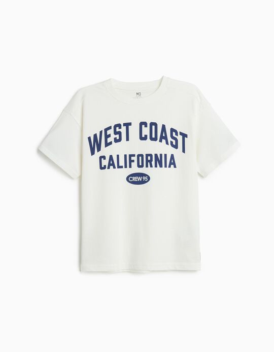 Comprar Online T-shirt Estampada, Menino, Branco