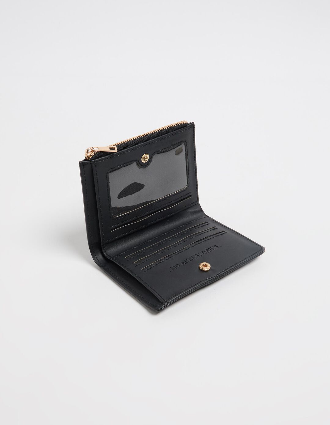 Carteira Bolso Frente, Mulher, Preto