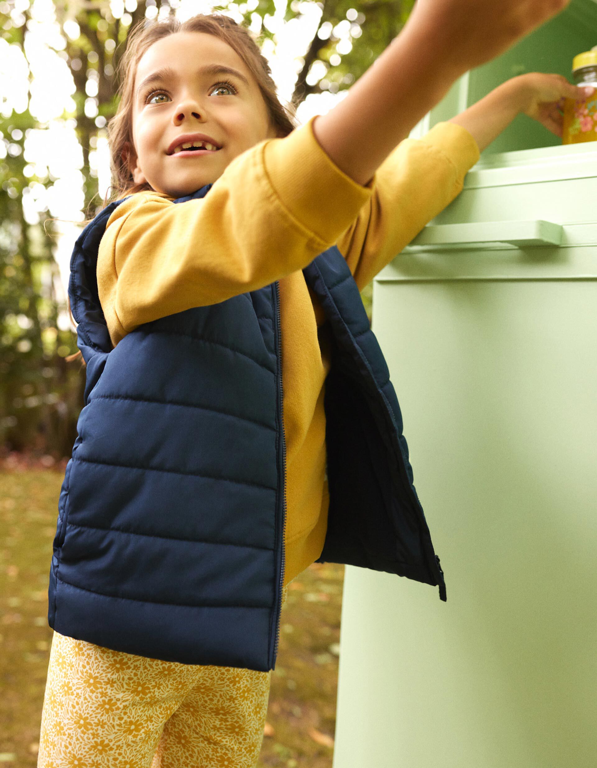 Girls padded vest clearance