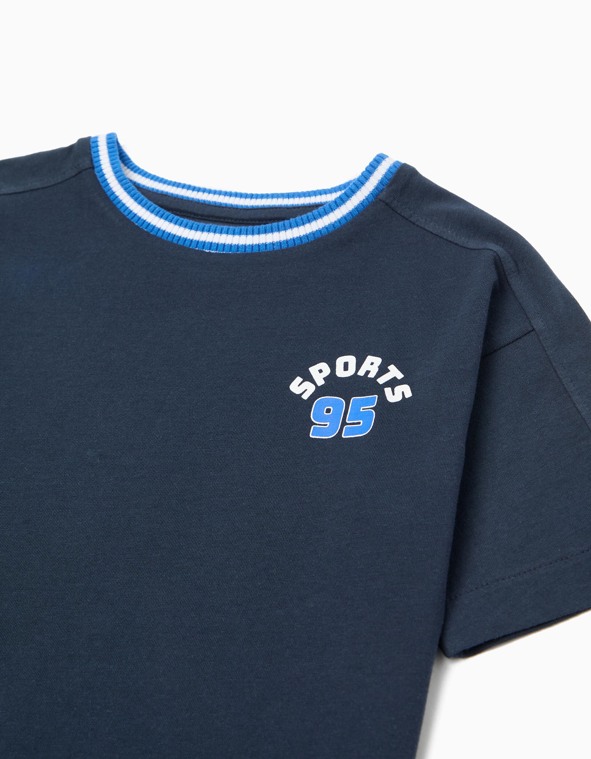 Comprar Online T-shirt Estampado, Menino, Azul