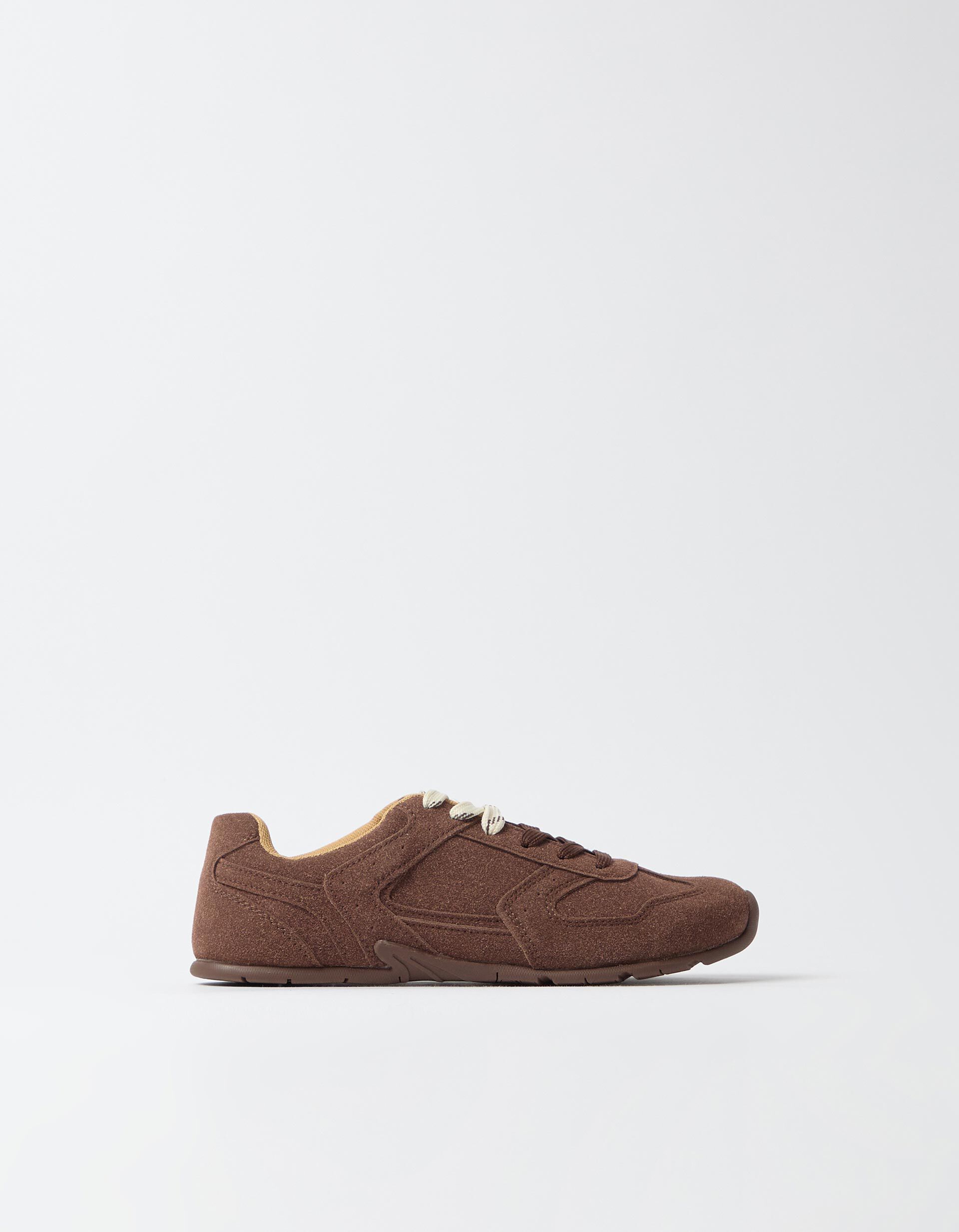 Comprar Online Sapatilhas Com Atacadores Duplos, Mulher, Castanho 