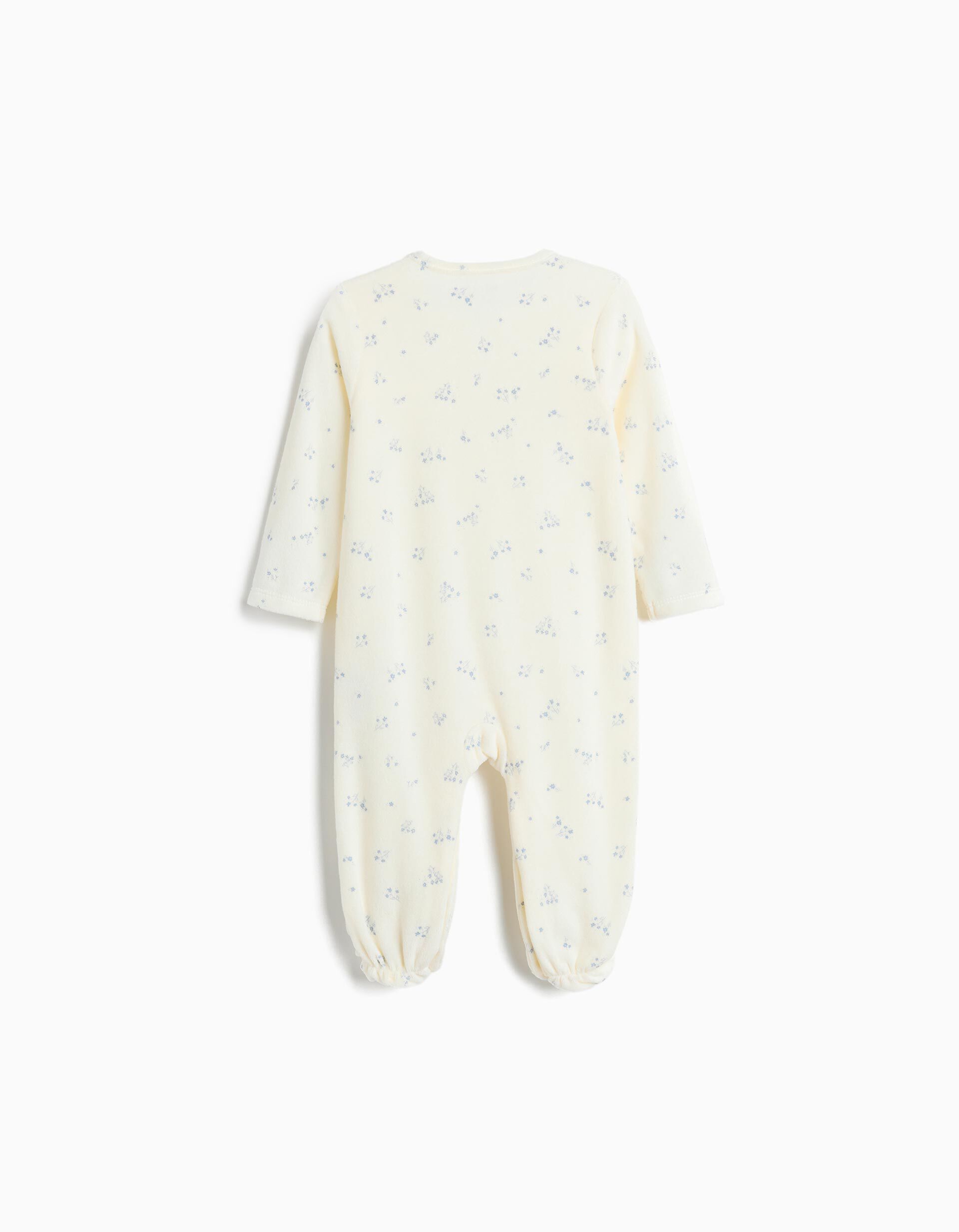 Comprar Online Pack 2 Babygrows Veludo, Rec&eacute;m-Nascido, Azul