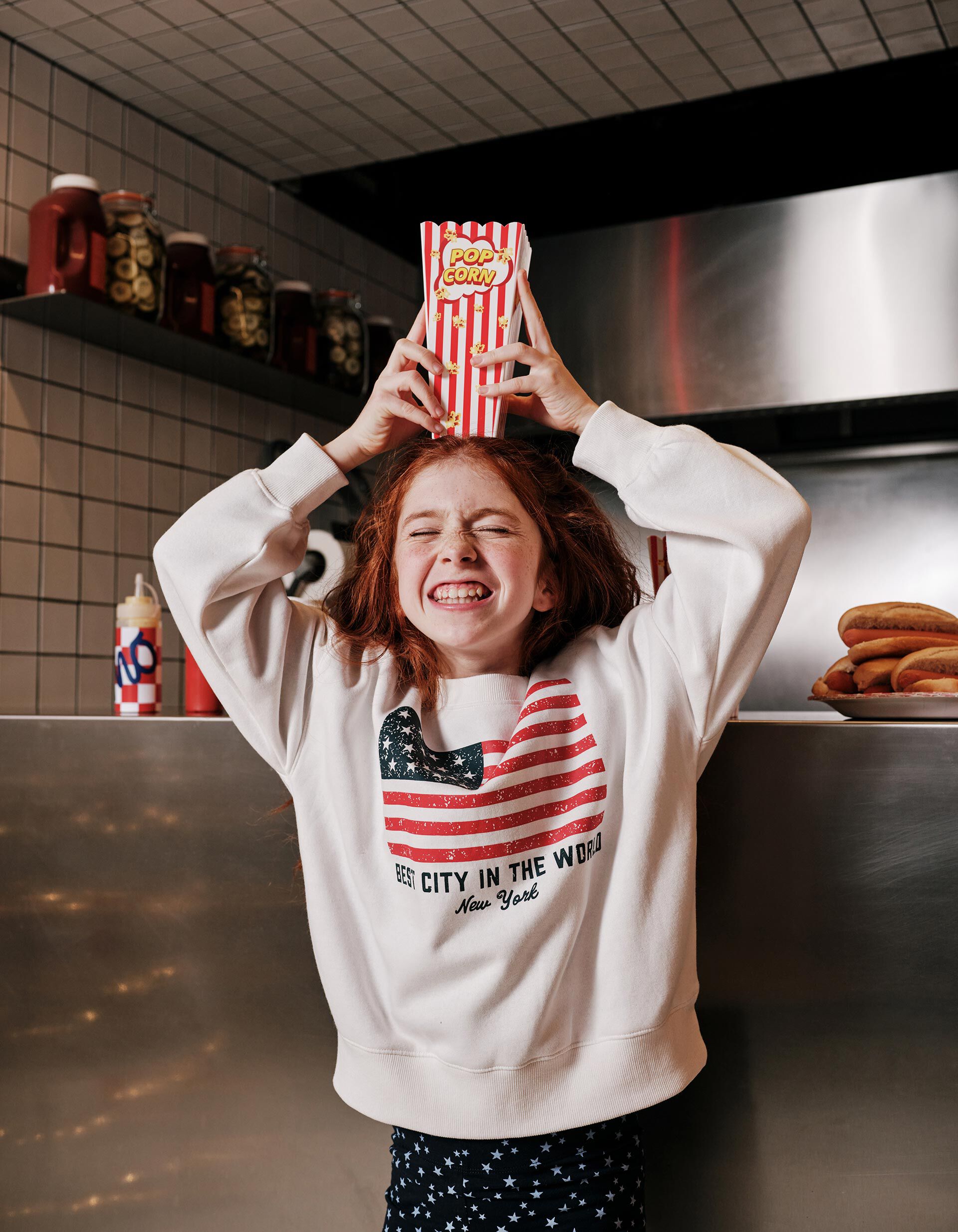 Comprar Online Sweatshirt de Felpa, Menina, Branco