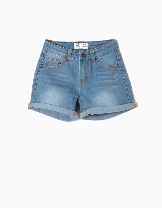 Light Denim Shorts
