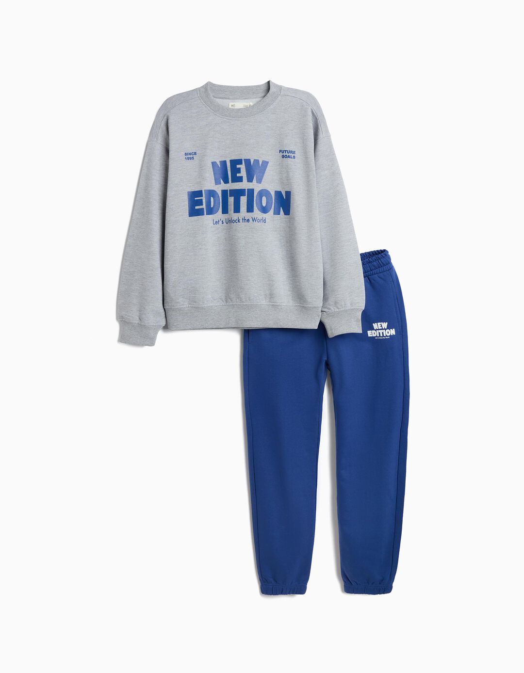 Conjunto De Jogging, Menino, Cinzento Claro