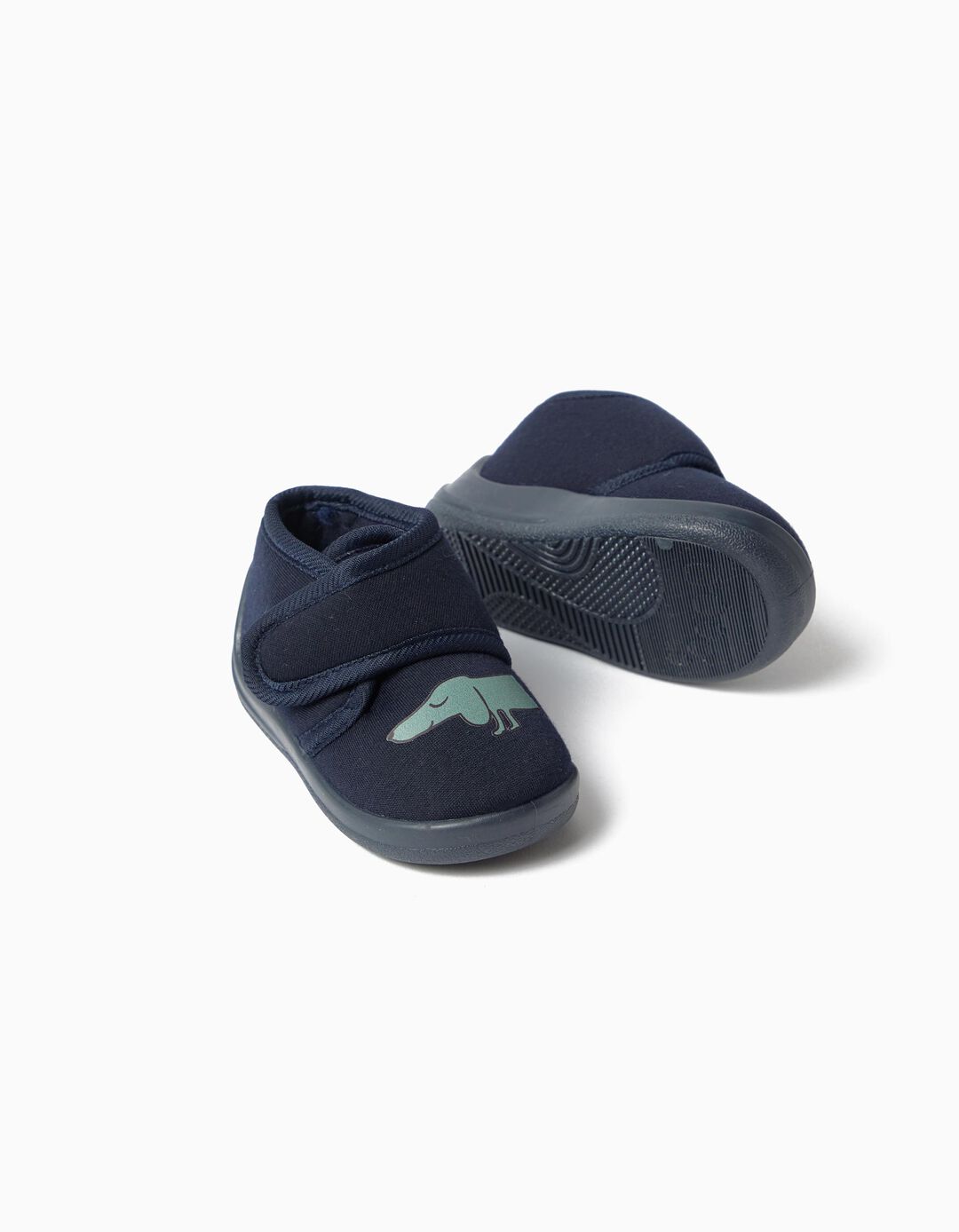 Pantufas, Menino, Azul