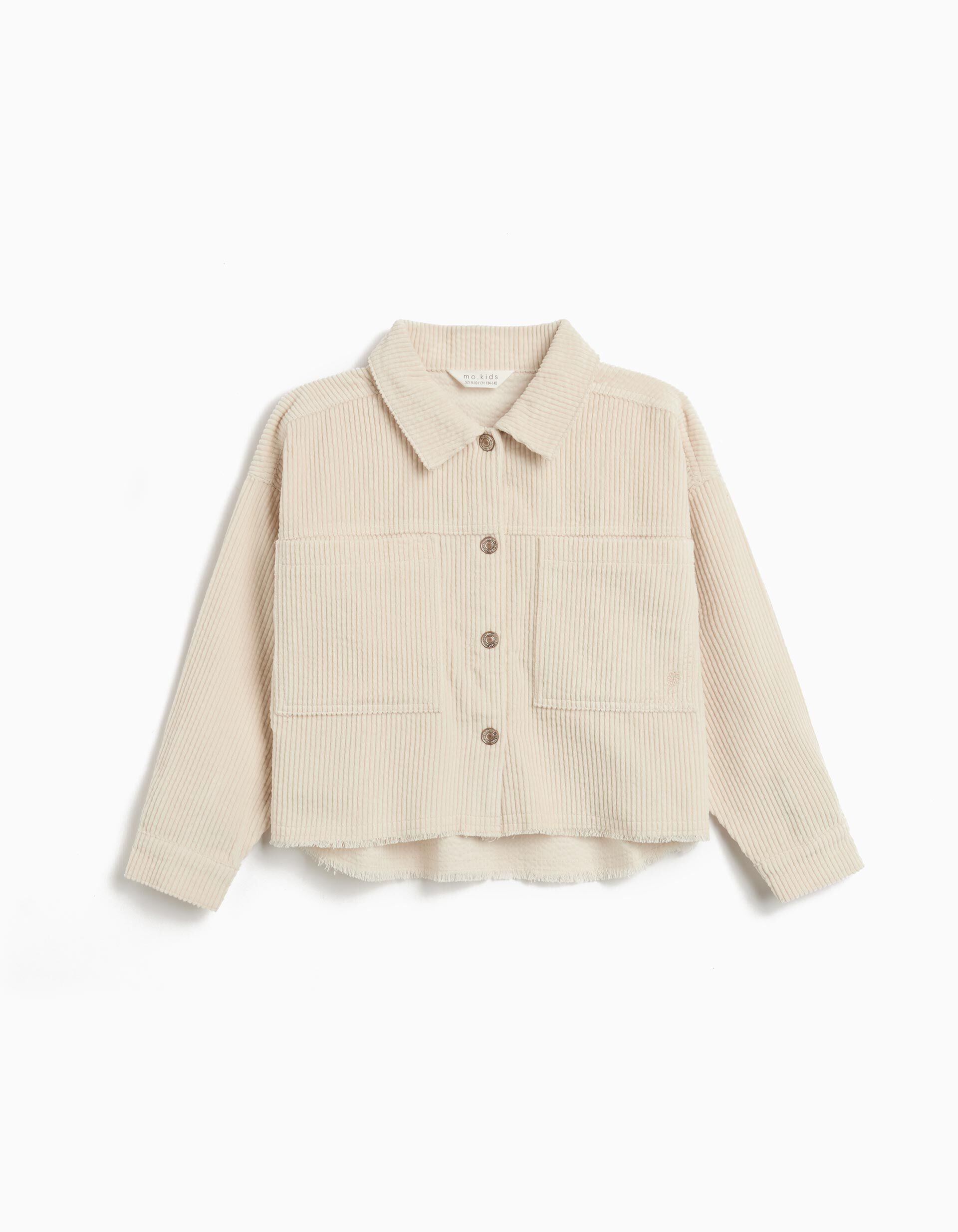 Comprar Online Sobrecamisa, Menina, Bege Claro 