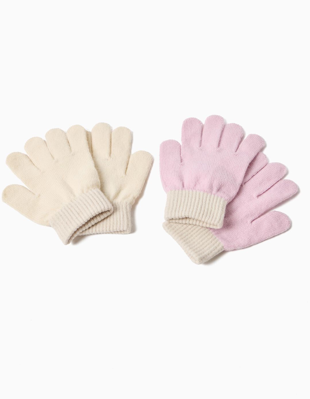 Pack De 2 Pares de Luvas, Menina, Multicor