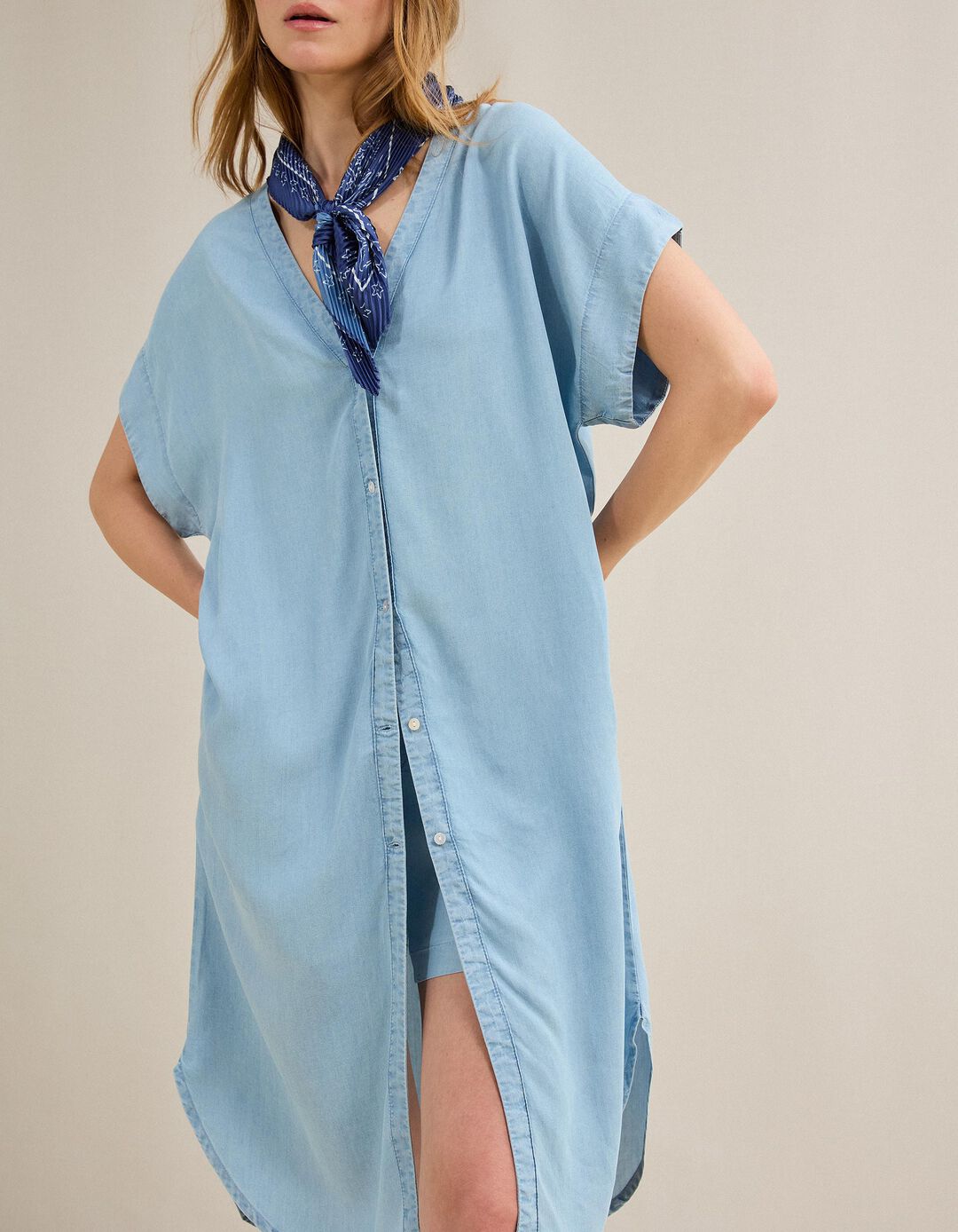Vestido Liocel, Mulher, Azul
