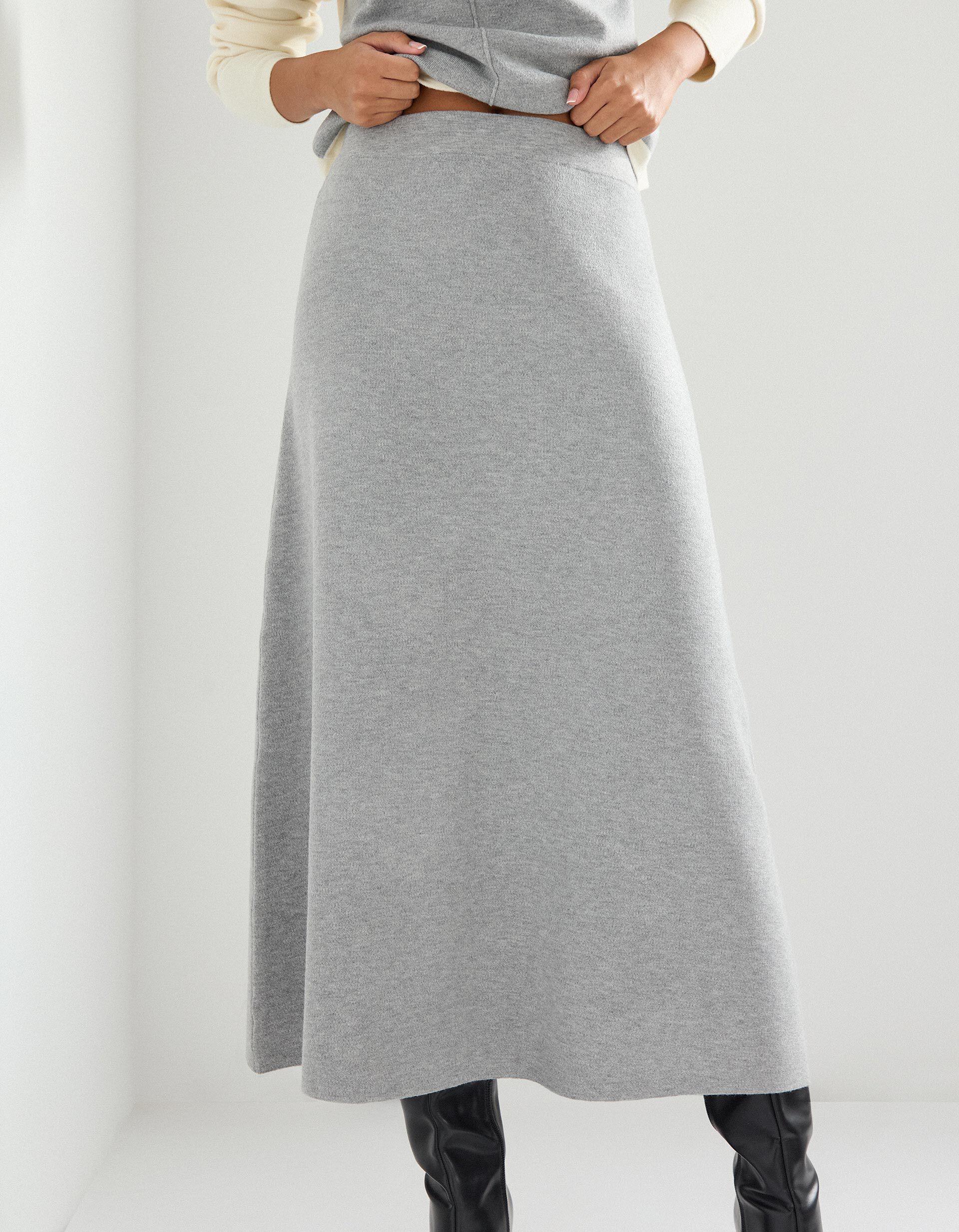 Comprar Online Saia, Mulher, Cinzento Claro