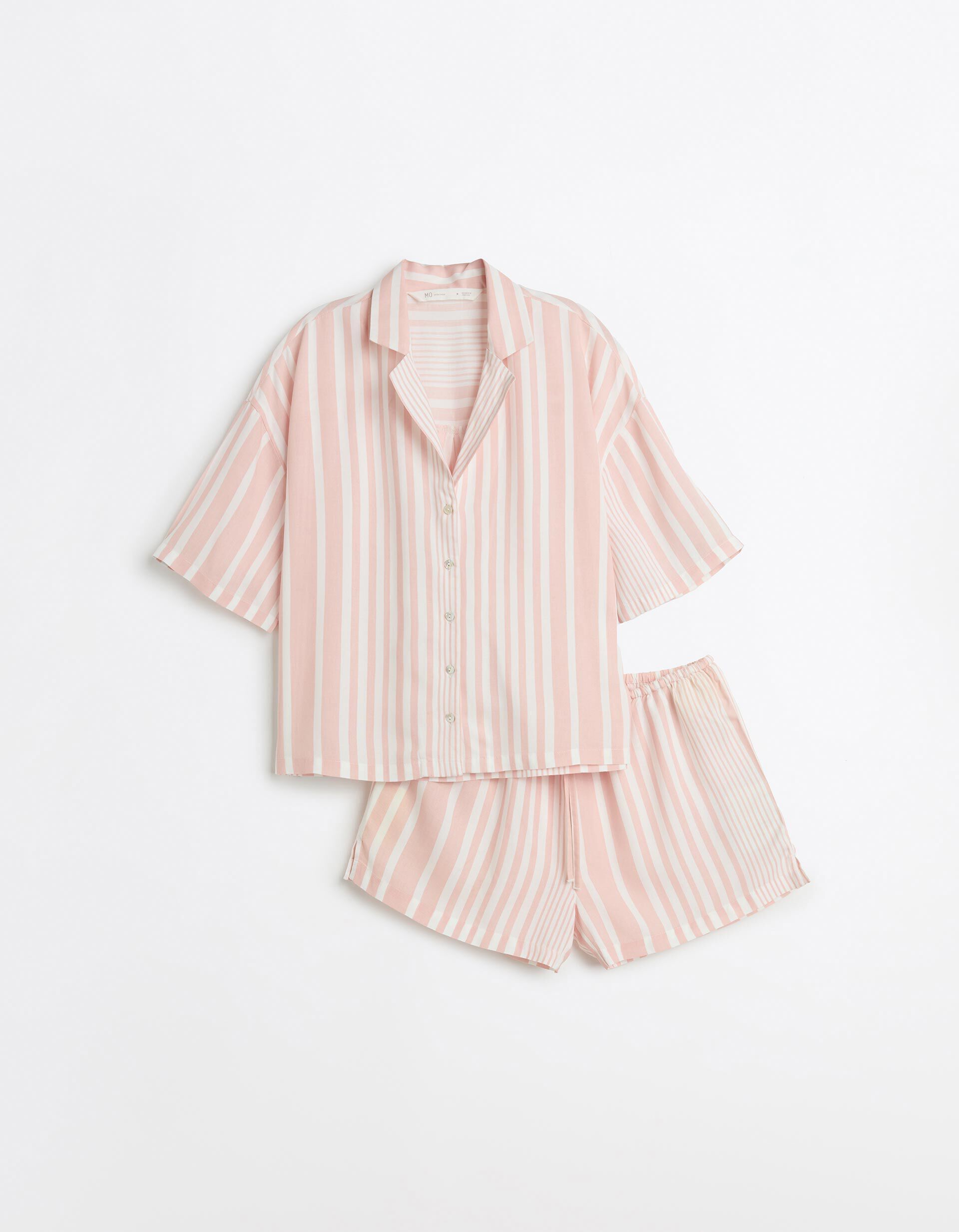 Comprar Online Pijama Riscas, Mulher, Rosa Claro