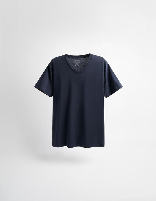 Comprar Online V-neck T-shirt, Men, Dark Blue