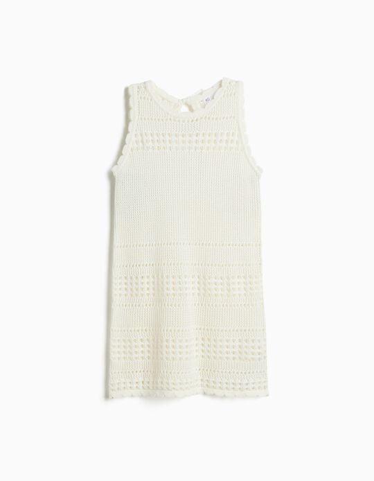 Comprar Online Vestido Crochet, Menina, Cru