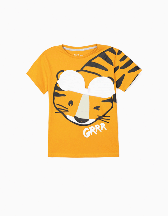 T-shirt com Aplica&ccedil;&atilde;o 3D