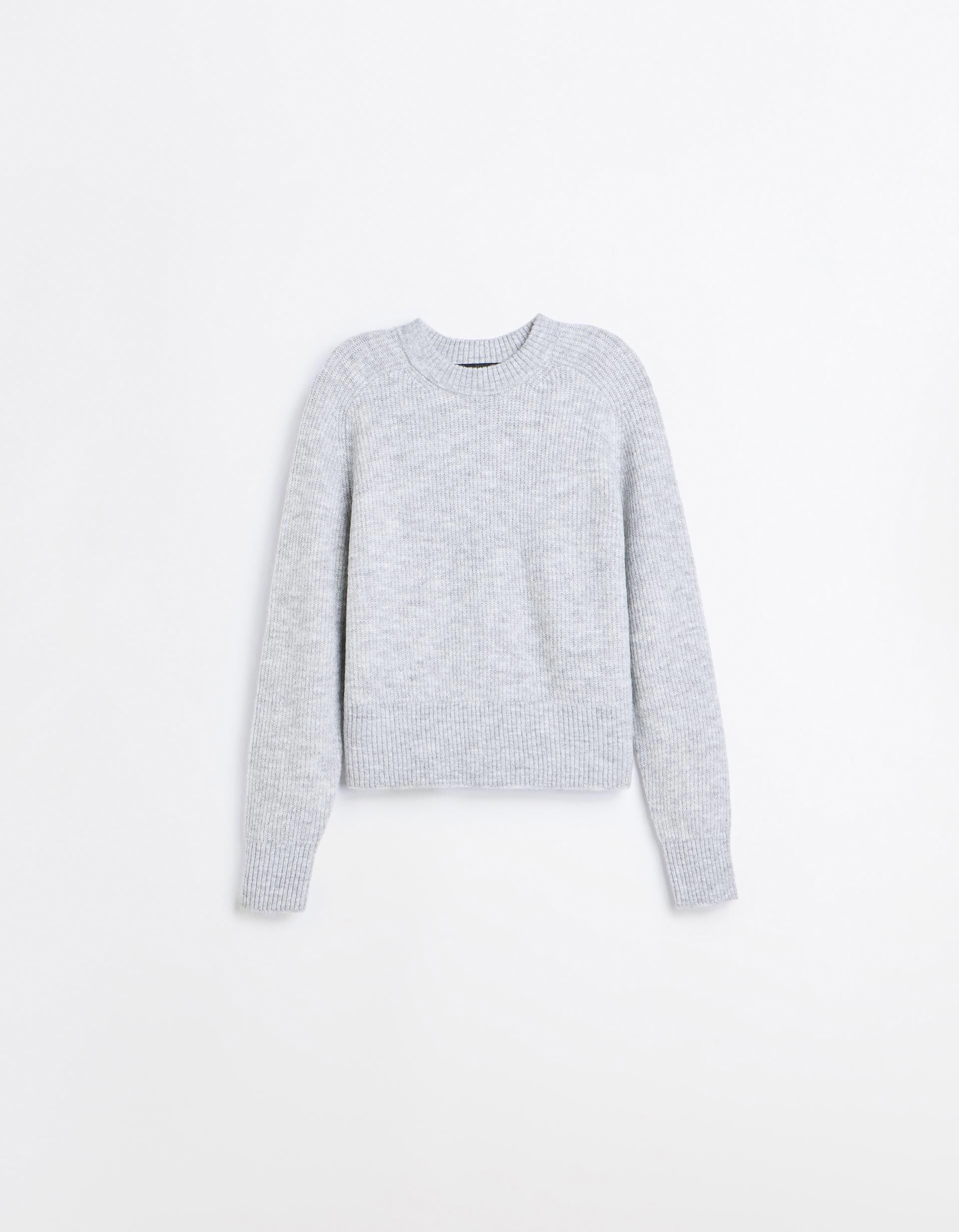 Comprar Online Camisola De Malha, Mulher, Cinzento Claro