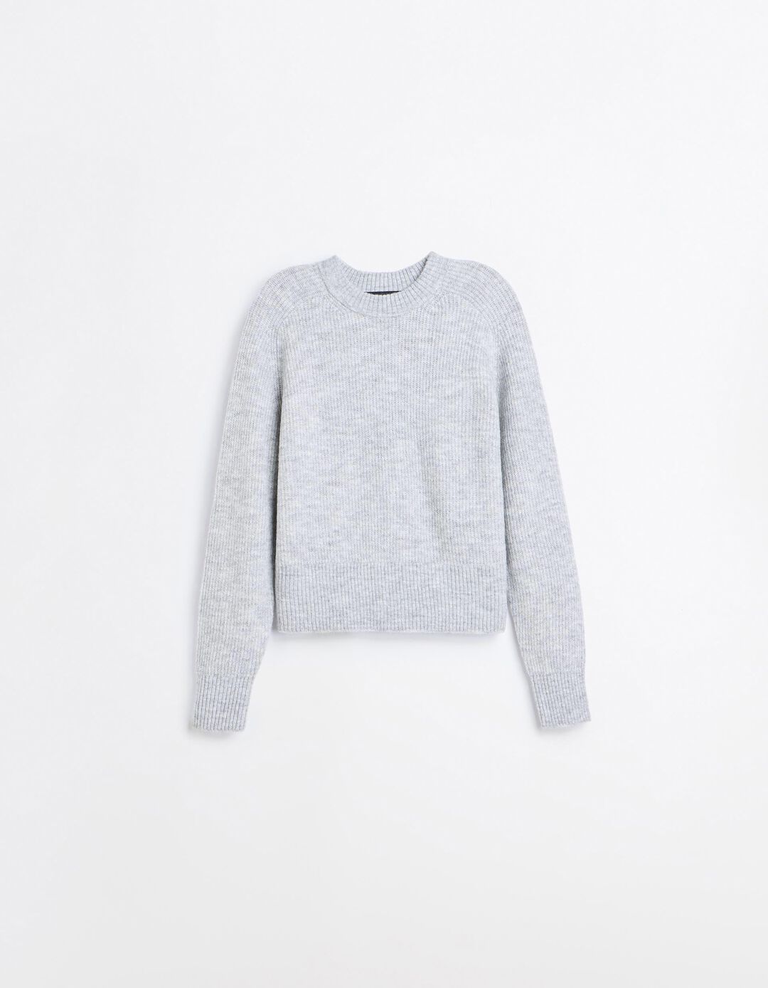 Camisola De Malha, Mulher, Cinzento Claro