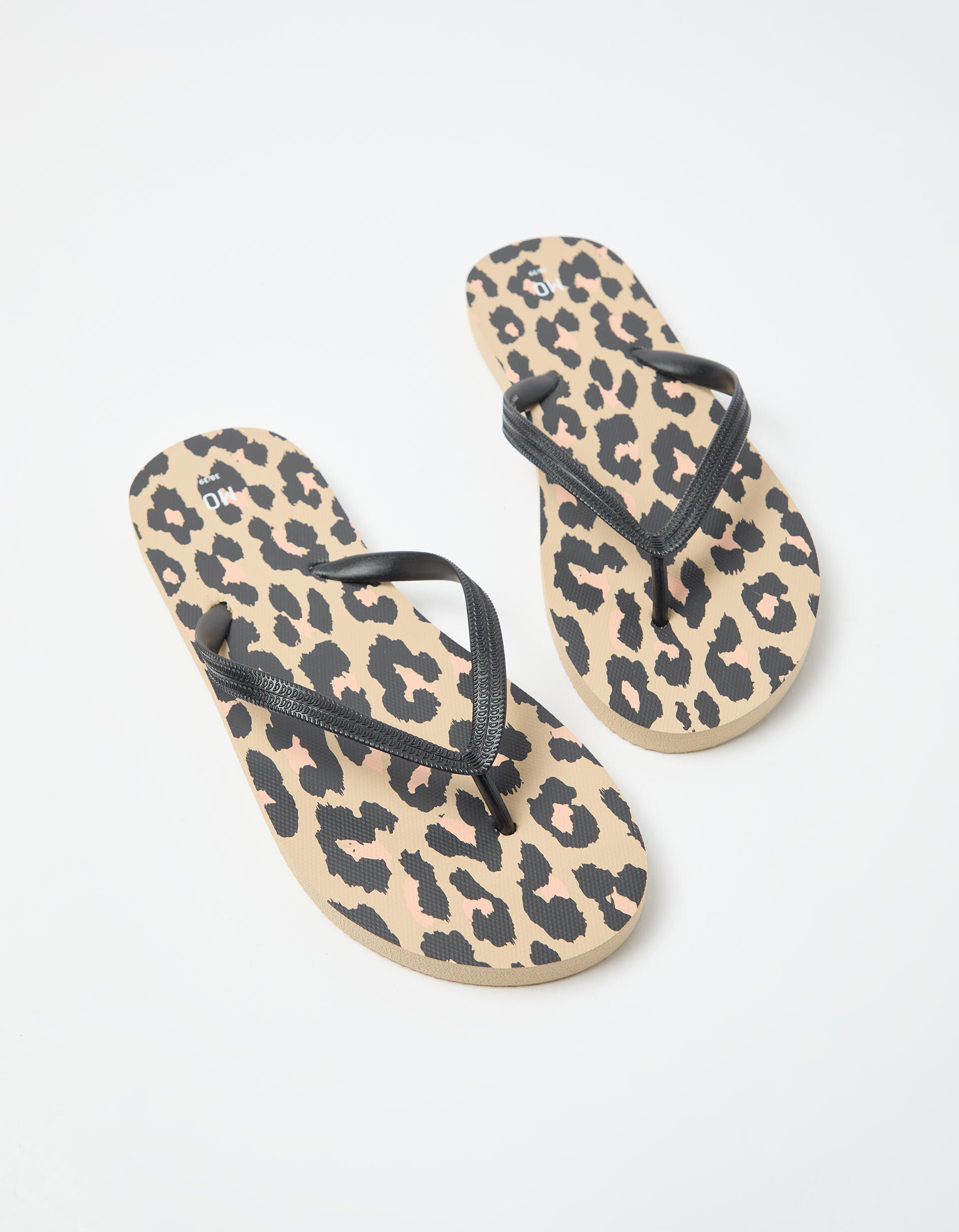 Comprar Online Chinelos de Dedo Animal Print, Mulher, Castanho