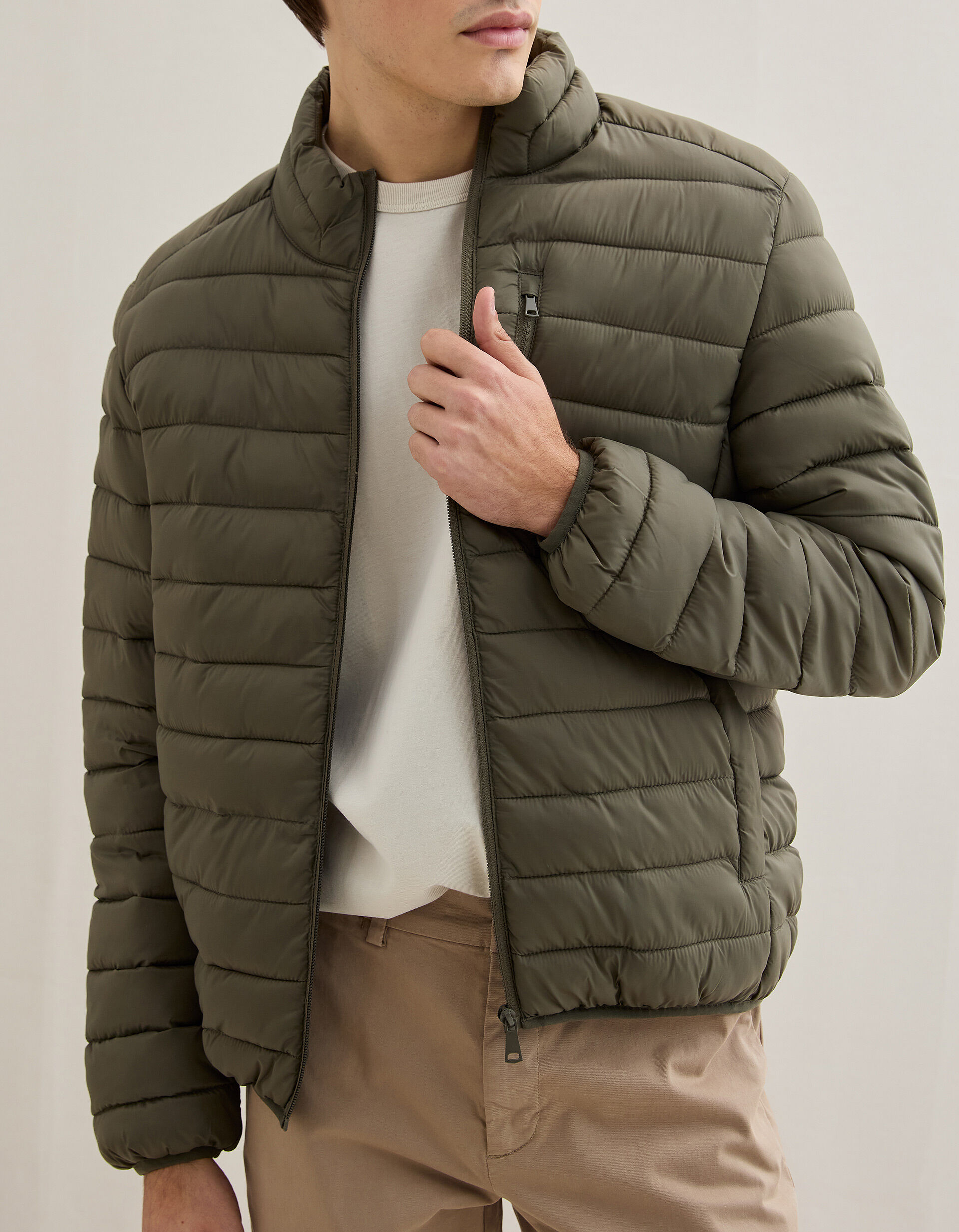 Comprar Online Casaco Acolchoado, Homem, Verde Escuro