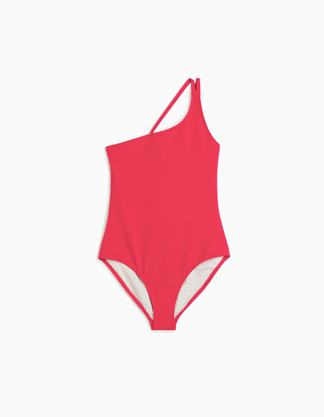 Fato de Banho Assim&eacute;trico, Menina, Rosa Escuro