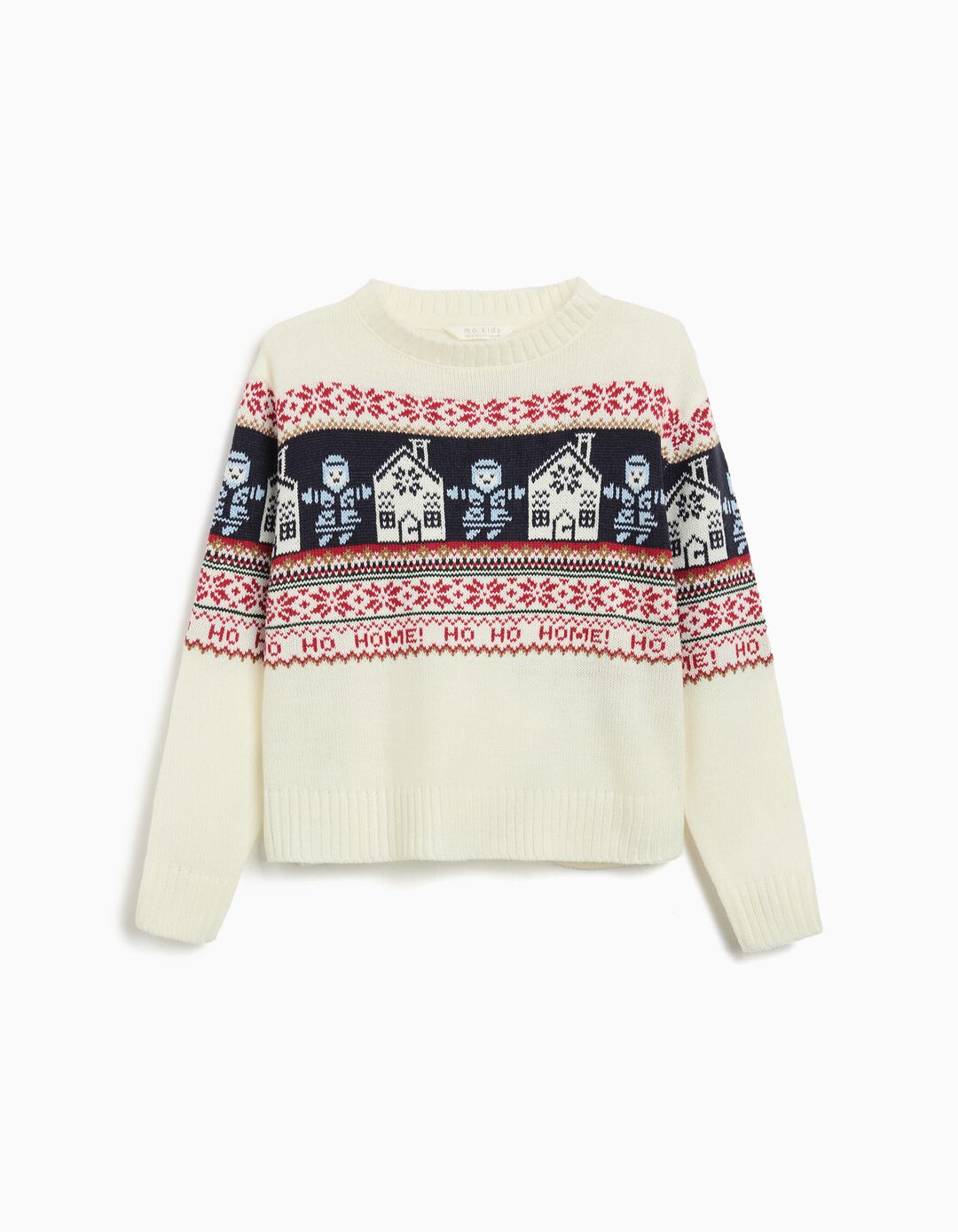 Camisola de Malha, Menina, Bege Claro