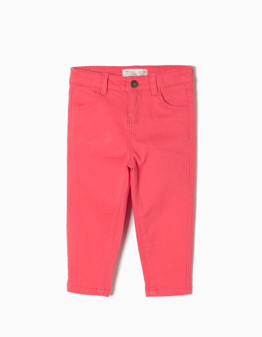 Twill Trousers, Pink