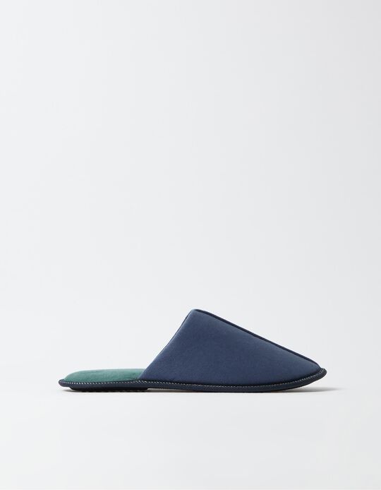 Comprar Online Chinelos De Quarto, Homem, Azul