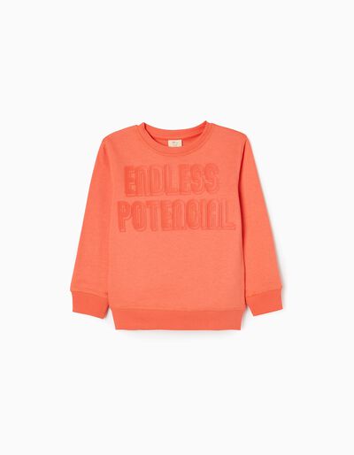 Cotton Sweatshirt for Boys 'Virtual Reality', Orange