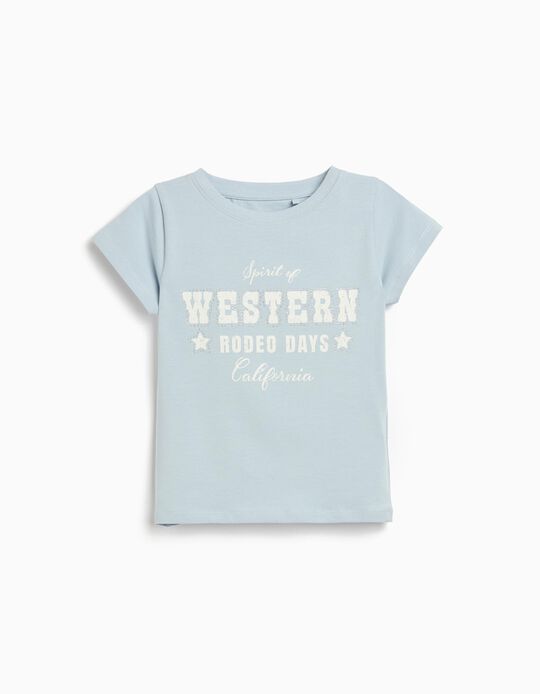 Comprar Online T-shirt Print, Menina, Azul