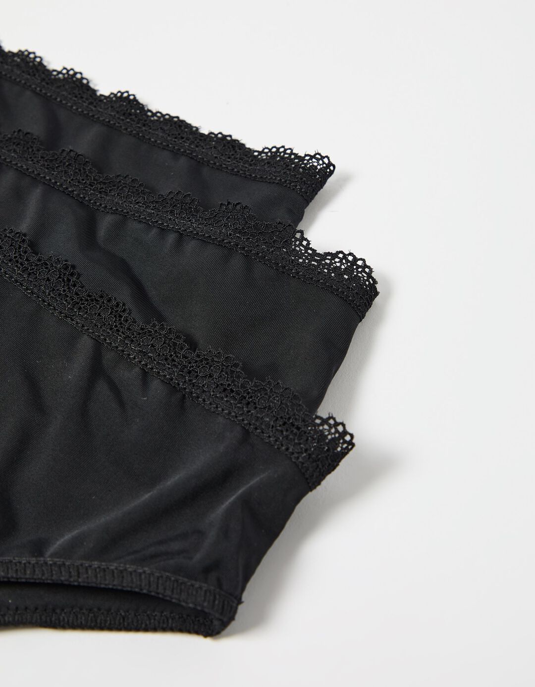 Pack 3 Cuecas de Microfibra, Mulher, Preto
