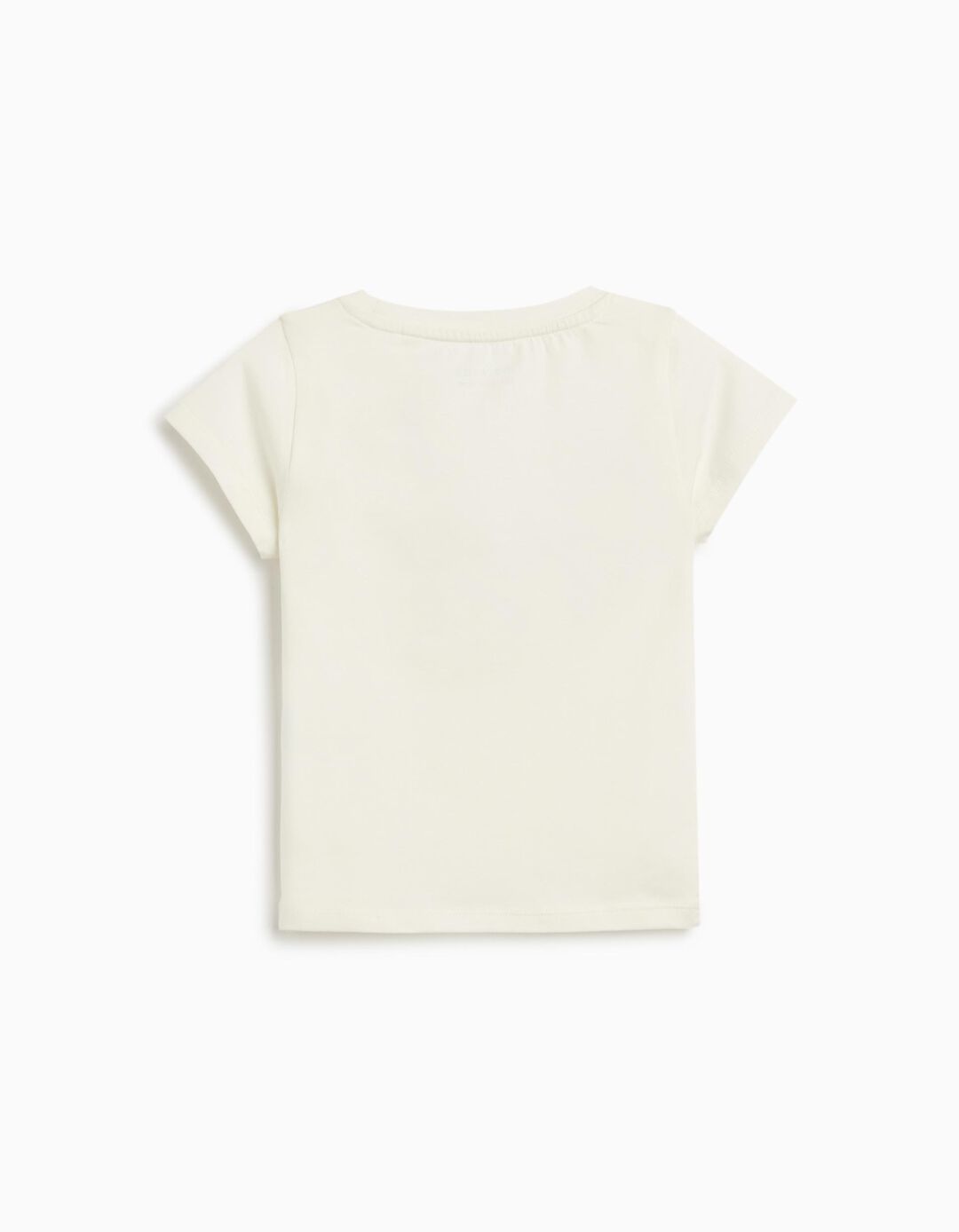 T-shirt Print, Menina, Branco