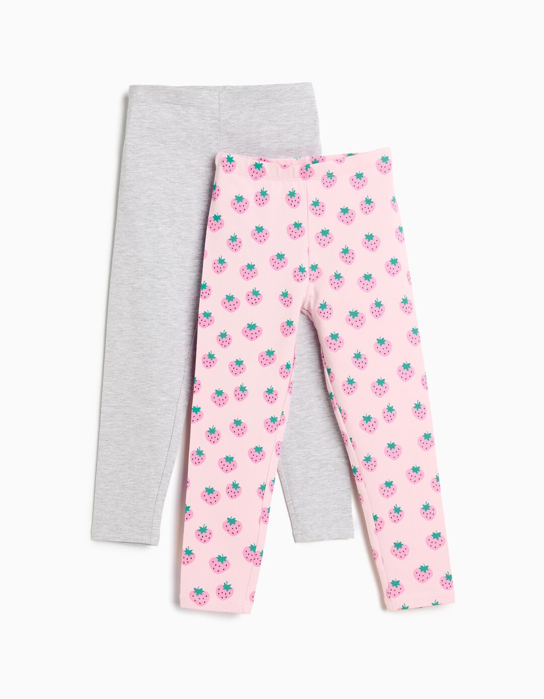 Pack 2 Leggings, Menina, Rosa