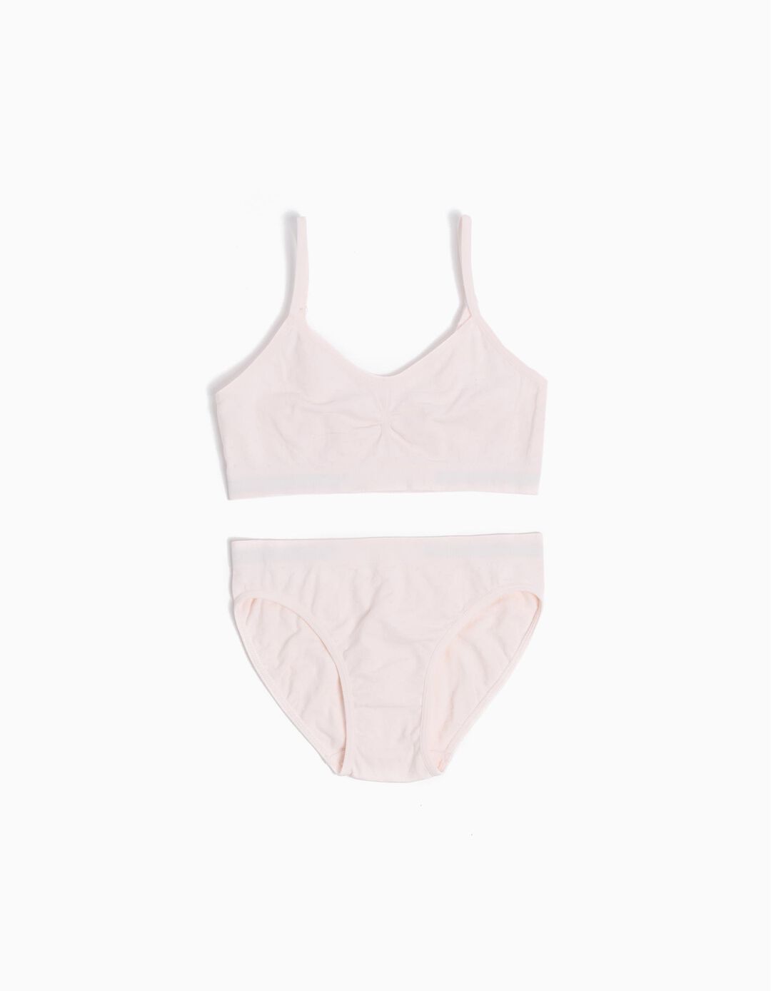 Conjunto Top + Cuecas sem Costuras, Menina, Rosa