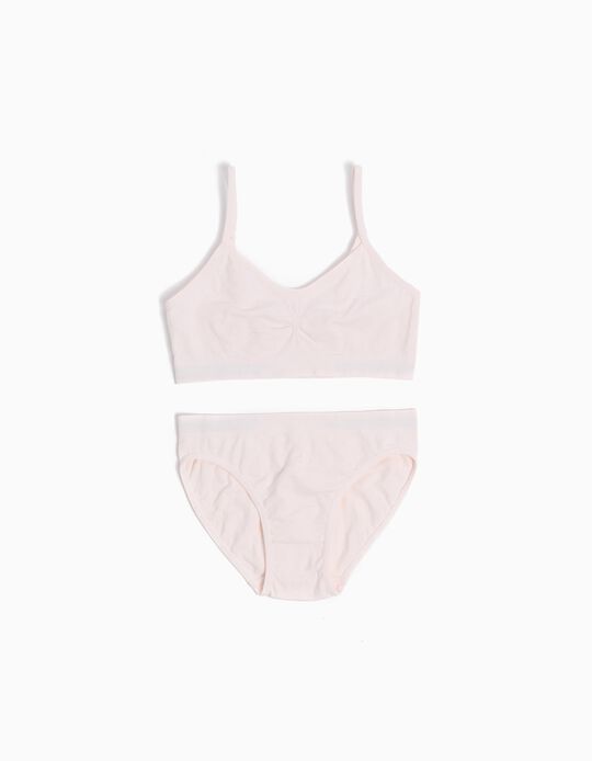 Comprar Online Conjunto Top + Cuecas sem Costuras, Menina, Rosa