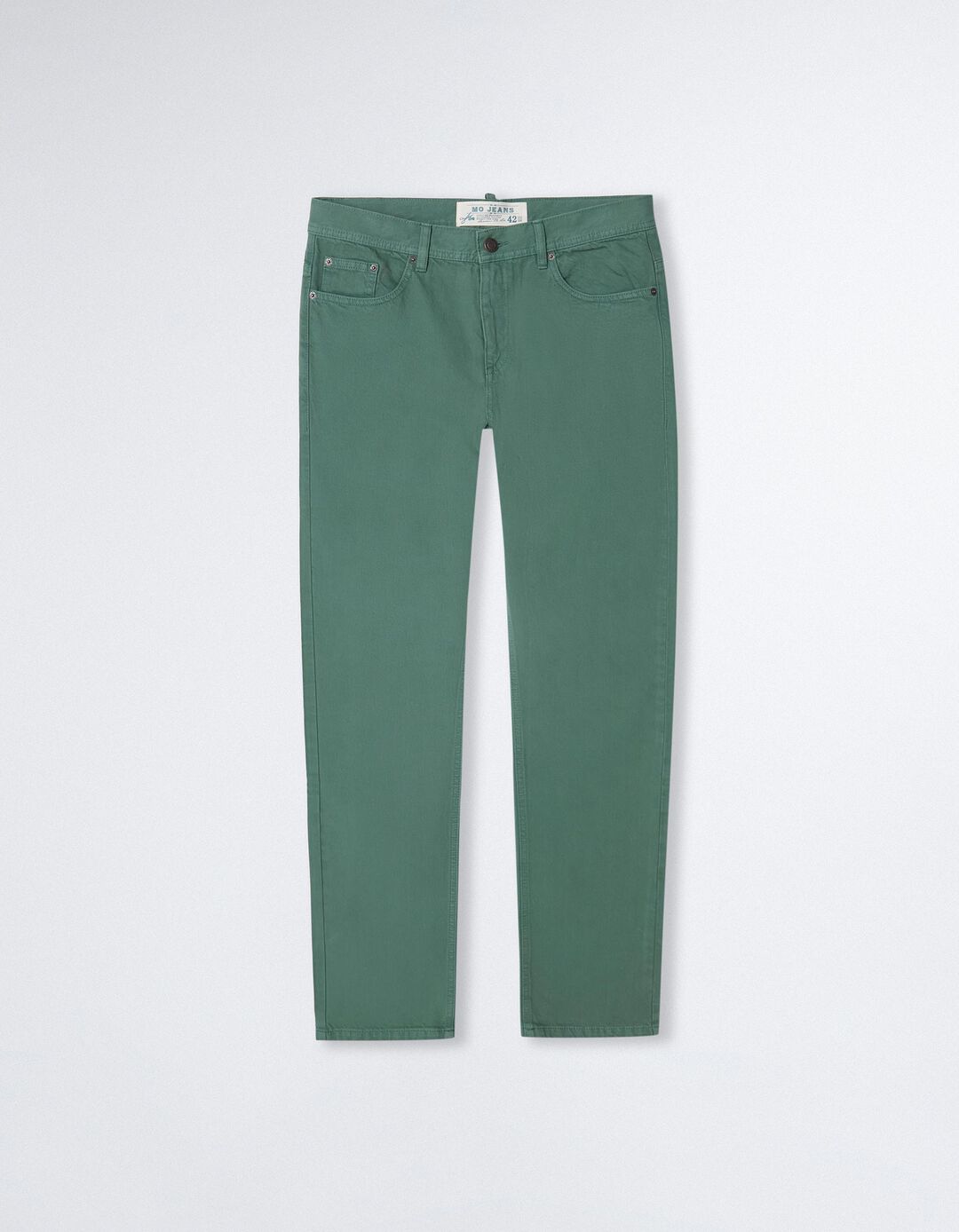 Denim Trousers, Men, Green
