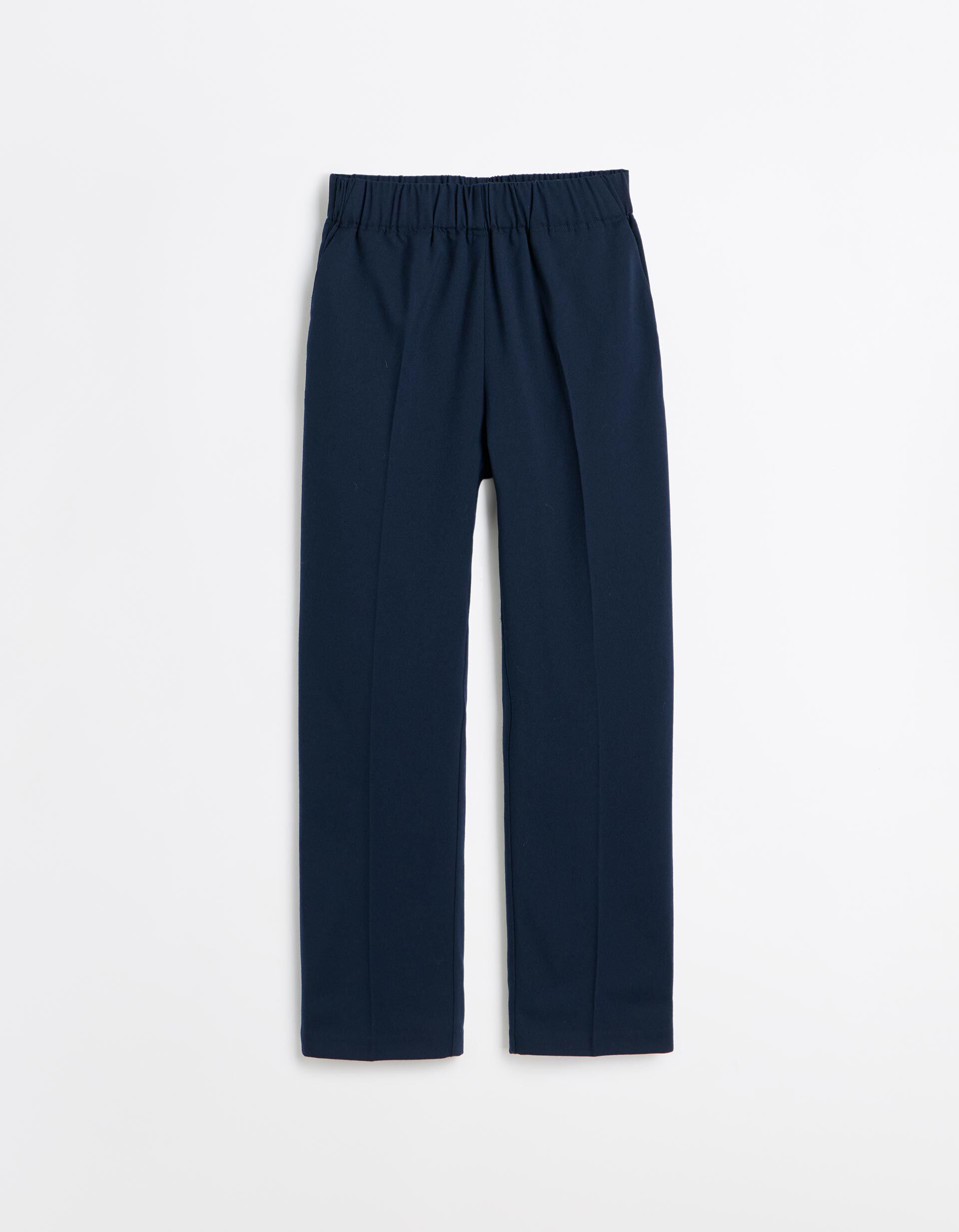Comprar Online Cal&ccedil;as Com Cintura El&aacute;stica, Mulher, Azul Escuro