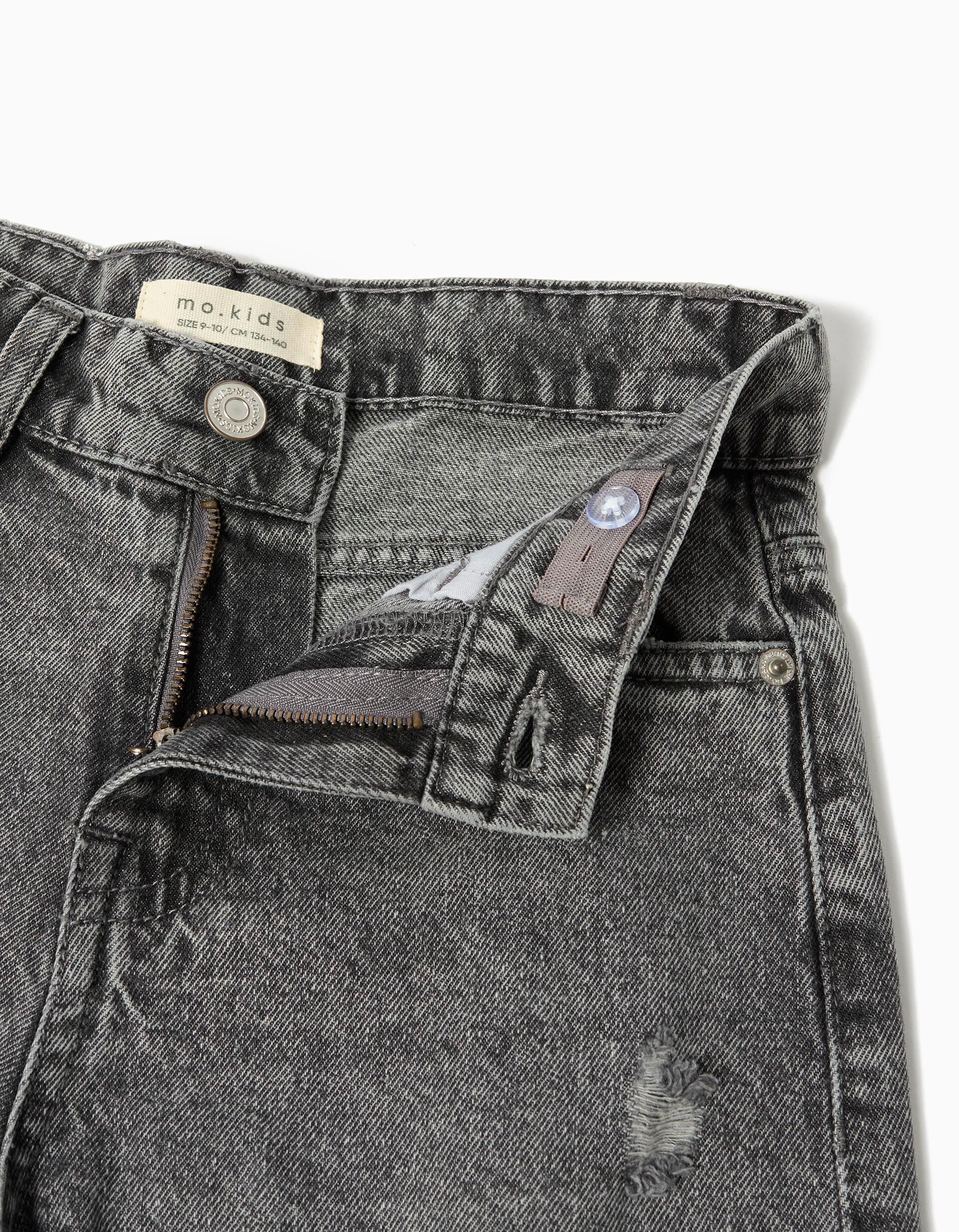 Comprar Online Cal&ccedil;as de Ganga Wide Leg, Menina, Cinzento