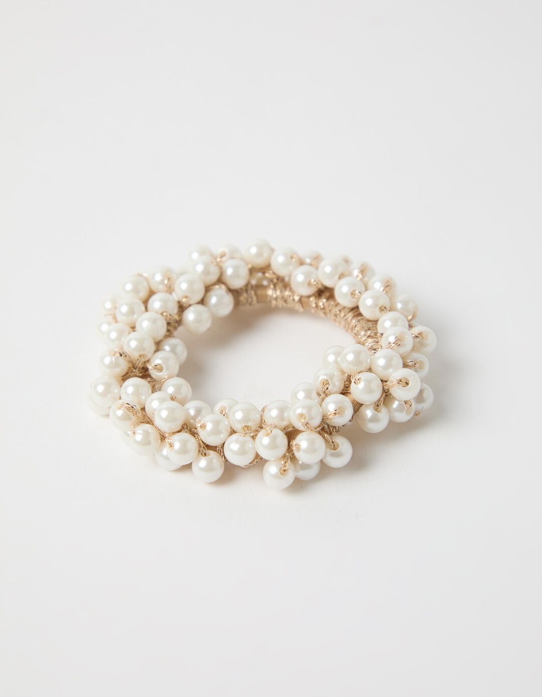 El&aacute;stico De Cabelo, Mulher, Branco