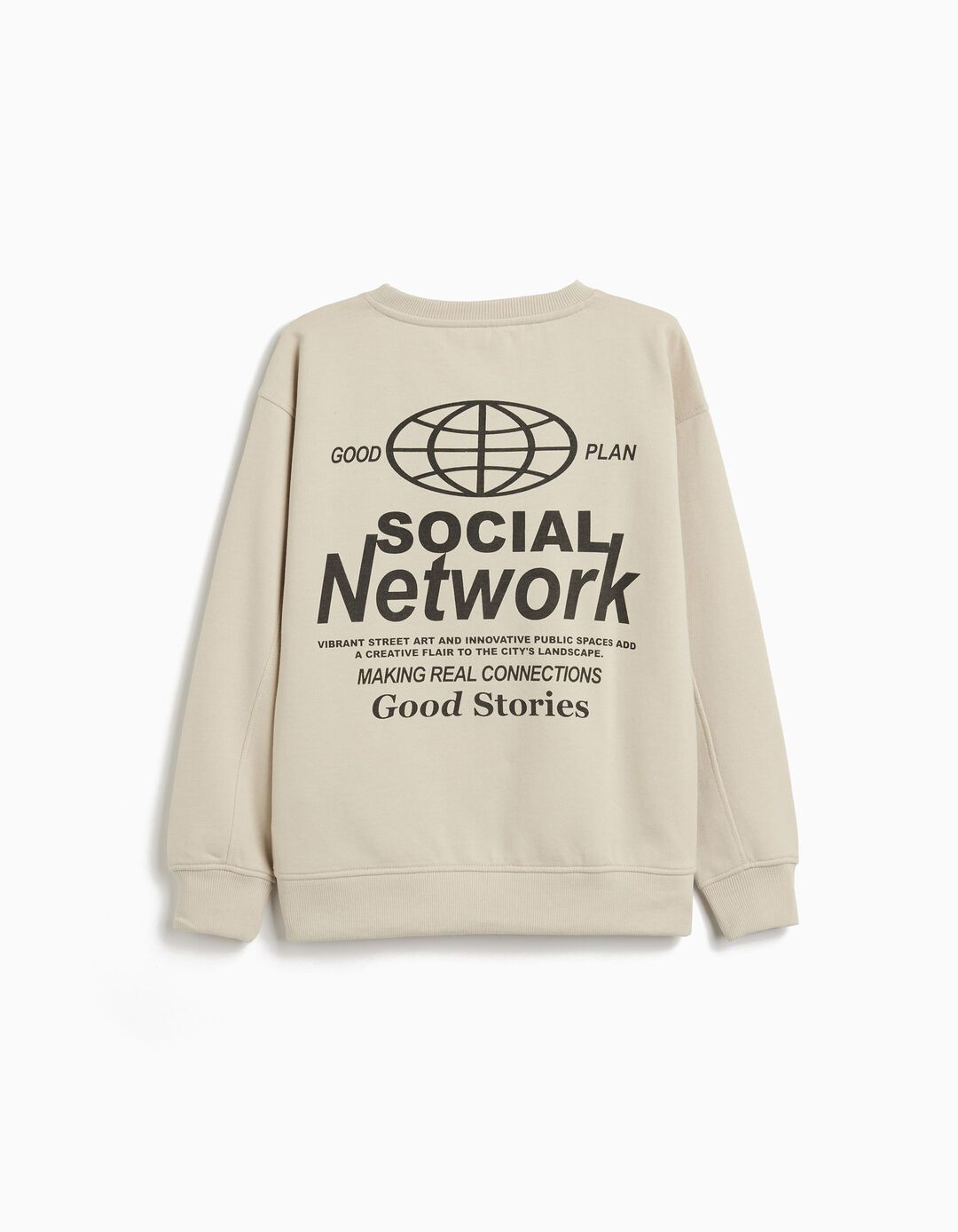 Sweatshirt de Felpa, Menino, Cinzento