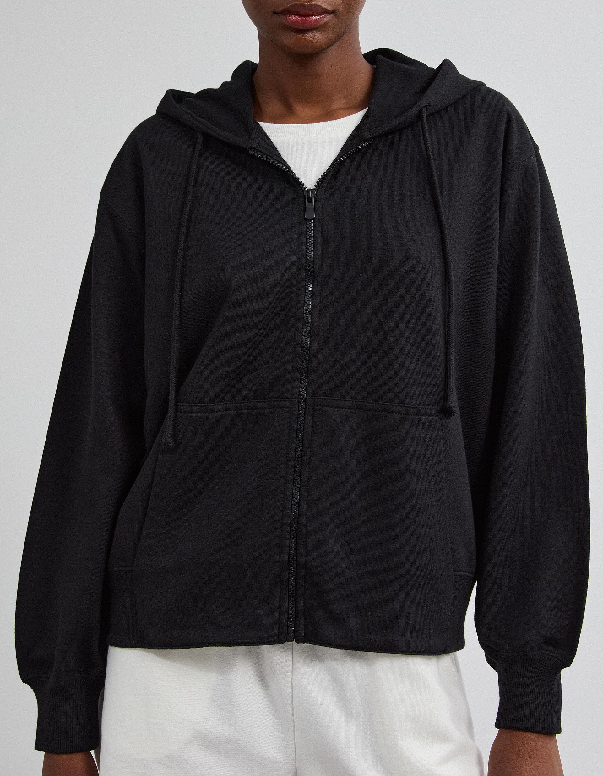 Comprar Online Casaco Com Capuz, Mulher, Preto