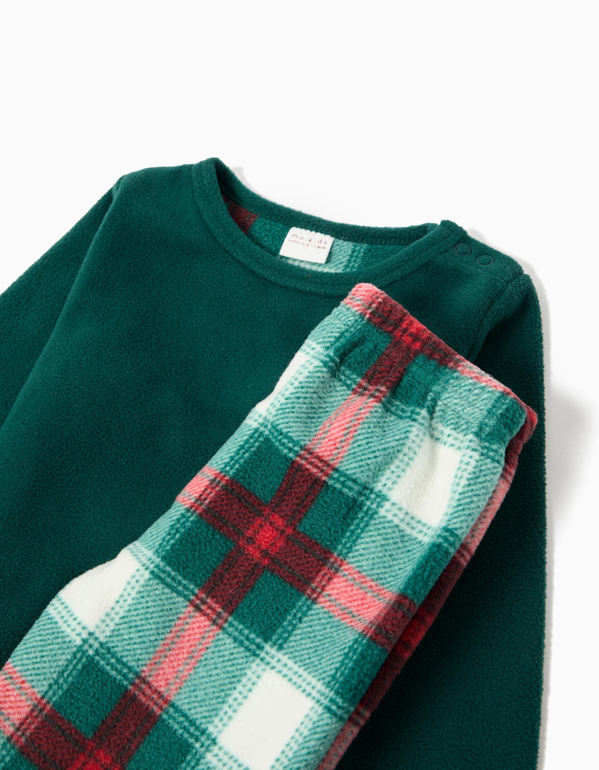 Comprar Online Pijama Polar Natal, Beb&eacute;, Verde Escuro