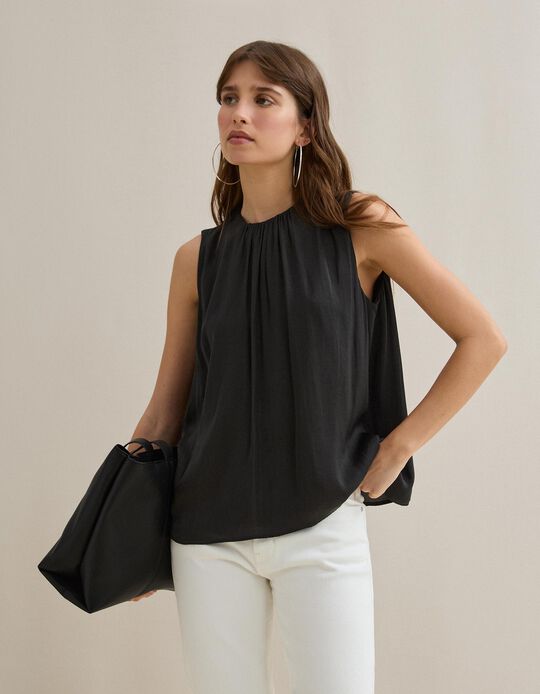 Comprar Online Blusa, Mulher, Cinzento Escuro