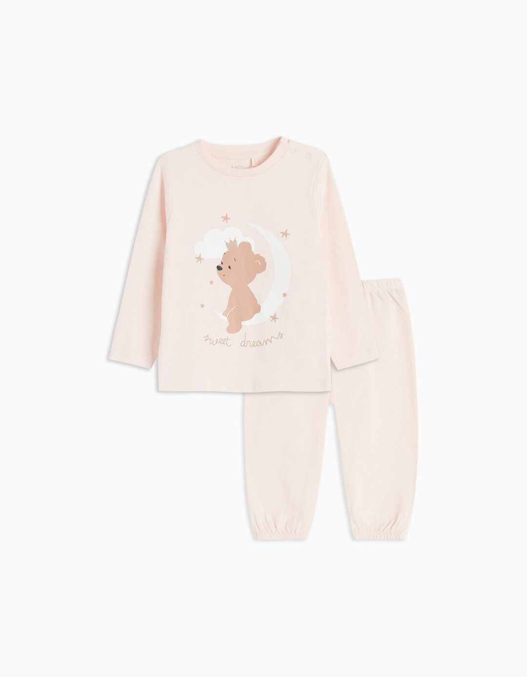 Pyjamas, Baby Girls, Light Pink